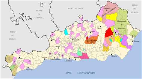 Señoríos del Reino de Granada pertenecientes a la actual provincia de