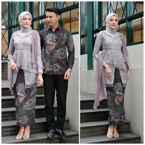 Jual Batik Couple Kebaya Modern Kebaya Wisuda Tunangan Lamaran Baju