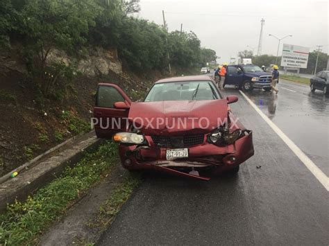 Dos Personas Lesionadas En Choque Por Alcance En Carretera Nacional