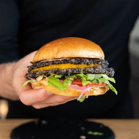 Black Bean Smash Burger — Ethan