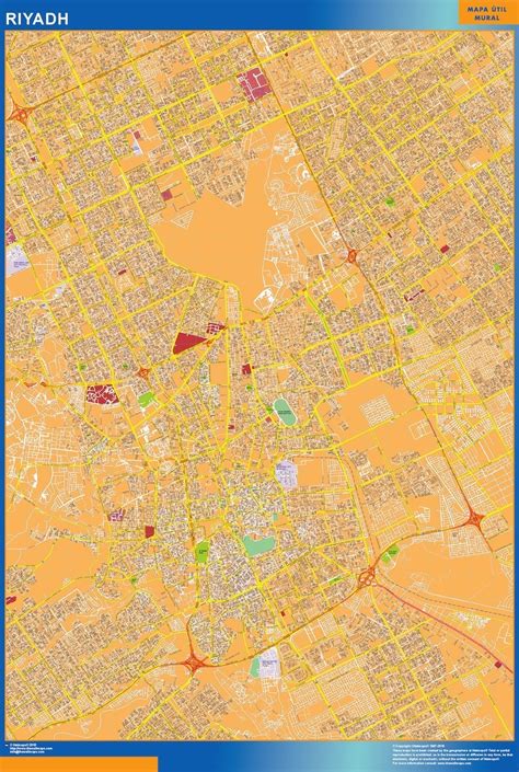 Stadtplan Riyadh Wandkarte Bei Netmaps Karten Deutschland