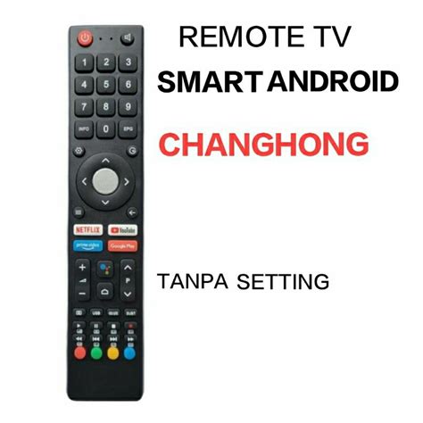 Jual Remote Smart Android Tv Changhong Led Netflix Youtube Shopee