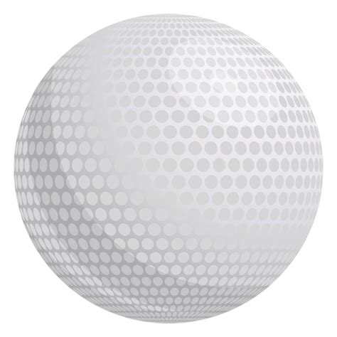 Premium Vector Golf Ball Over White Isolated Vector Illustration