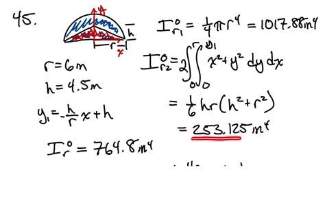 Determine The Polar Moment Of Inertia Of The Area Shown With Respect To A Point 0b The