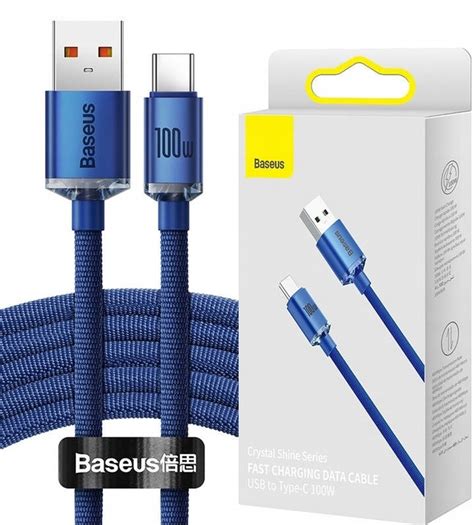 Baseus Kabel Przew D Usb Usb C Crystal Shine Qc M Sklep Opinie