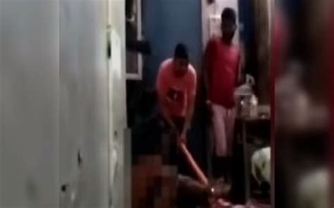 Mp Video Shows Naked Man Thrashed With Sticks In Sagar Police