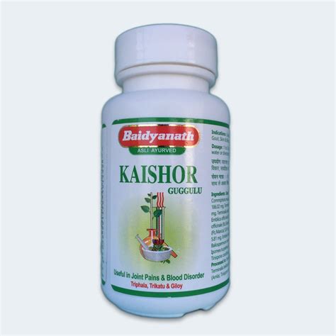 Buy Baidyanath Kaishore Guggulu Lowest Price Uses Benefits Dosages