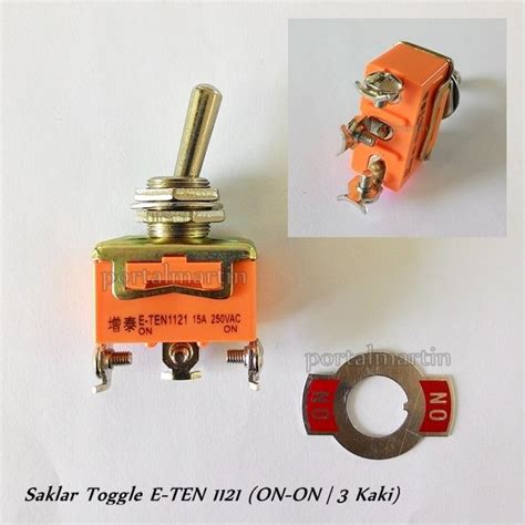 Jual Saklar Toggle E Ten Seri 1121 3 Kaki ON ON ON OFF Di Lapak