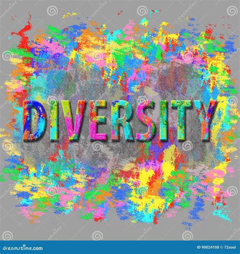 Diversity Abstract Concept Stock Illustration Illustration Of