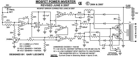 Inverter 500w Circuit Diagram