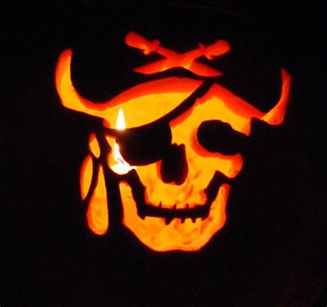 20 Pirate Pumpkin Carving Patterns Printable