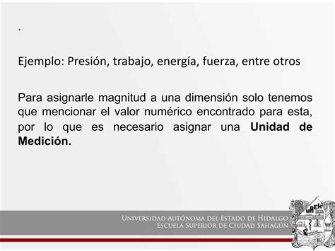 Dimensiones Y Unidades Pptx