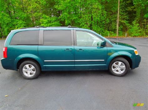 2009 Melbourne Green Pearl Dodge Grand Caravan Sxt 63450970 Photo 4