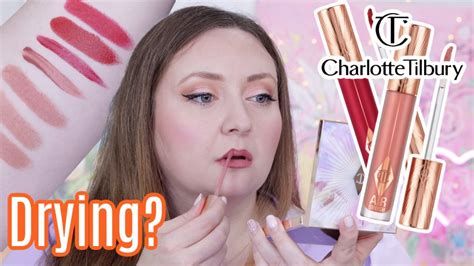 New Charlotte Tilbury Airbrush Flawless Lip Blur Try On Pillow Talk