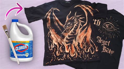 Painting My Clothes Using ONLY BLEACH That Is So Coool YouTube