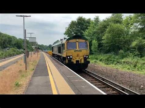 7 TONE Freightliner Class 66 66563 On An Engineering Train Passing