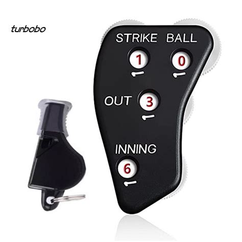 Turbobo Baseball Umpire Clicker Compact Size Ergonomic Shape Non Slip 4