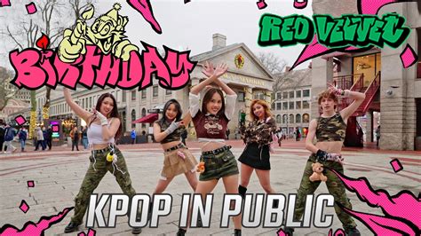 Kpop In Public One Take Red Velvet 레드벨벳 Birthday Full Dance Cover By Hush Boston