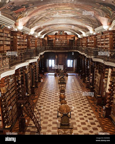 Jesuits Barock Library Clementinum Prague Library Was Finished 1727