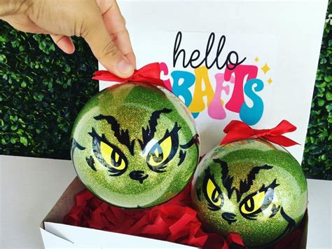 Esferas Personalizadas De Grinch