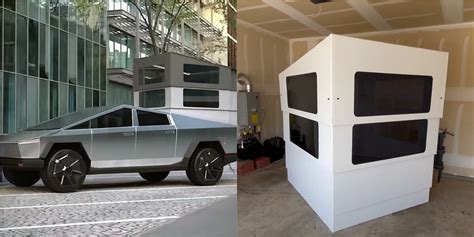 CyberLandr Truck Camper Prototype For Tesla Cybertruck Revealed