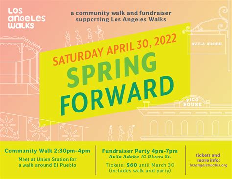 Apa Los Angeles Los Angeles Walks Spring Forward” Community Walk