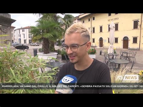 ISOLA VICENTINA MARMOLADA UN ANNO DAL CROLLO IL DOLORE DEI PARENTI