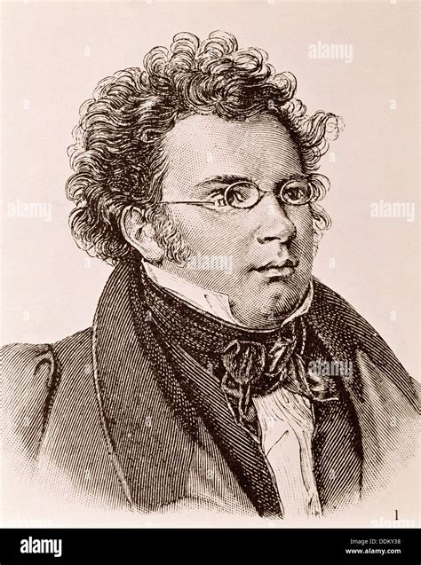 Franz Schubert 1797 1828 Austrian Composer Stock Photo Alamy