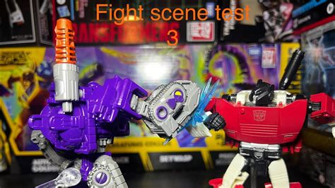 Transformer stop motion fight scene test - YouTube