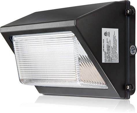 Commercial 60W LED Wall Pack Lights Dusk To Dawn Outdoor Area Security