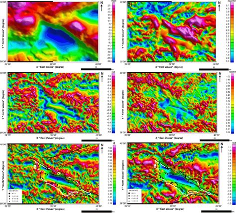 A Km Upward Continued Gravity Anomaly Map B Application Of