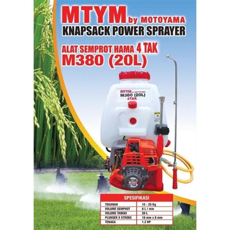 Jual Tersedia Cod Motoyama Mesin Knapsack Power Sprayer Alat