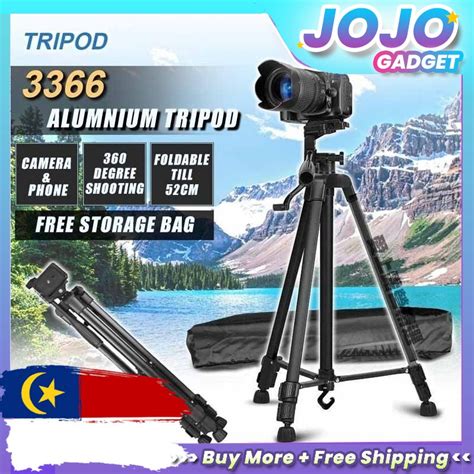 Lightweight Aluminium Tripod Stand For Handphone Holder