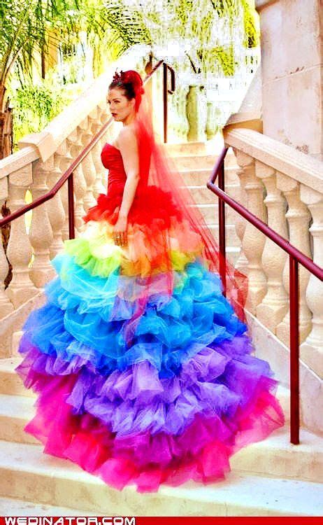 A Rainbow Wedding Dress For Liana Rainbow Wedding Dress Rainbow Wedding Rainbow Dress