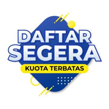 Daftar Sekarang Label Daftar Sekarang Daftar Tanda PNG Transparan