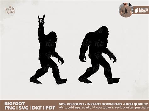 Bigfoot Svg Big Foot Svg Yeti Svg Sasquatch Svg Vector Cut Etsy Artofit