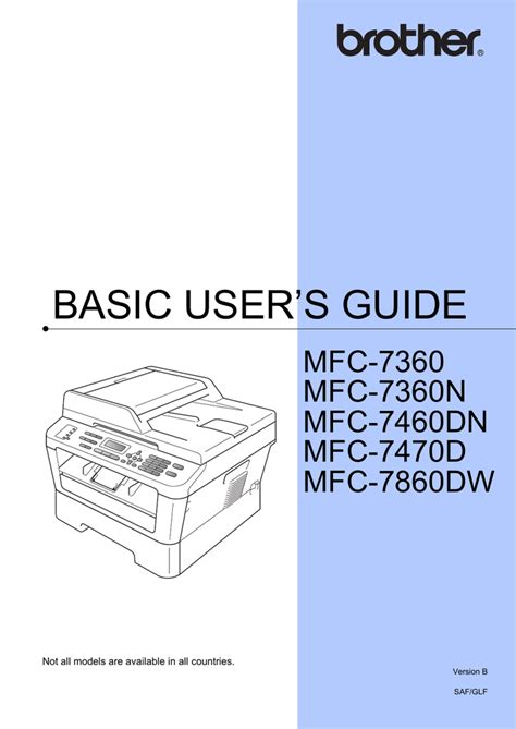 Brother MFC 7470D User S Guide Manualzz