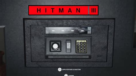 Hitman Tous Les Codes De Coffres Digicode Portes Duba Sur Le