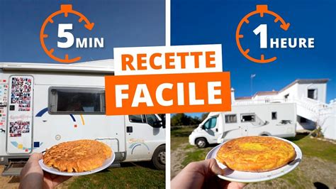 Cuisiner En Camping Car On Teste La Tortilla Recette Espagnole