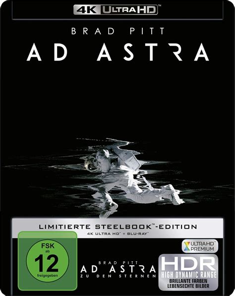 Ad Astra K Uhd Blu Ray Blu Ray Usa Gray James Pitt Brad