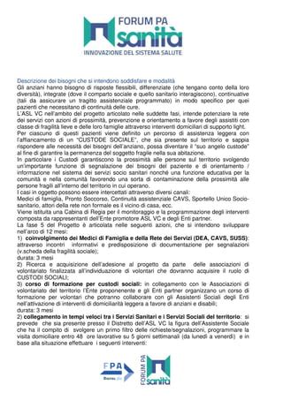 Premio Forum Pa Sanita Template Word Pdf