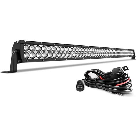 Inch Curved Led Work Light Bar D W Ft Wiring Harness