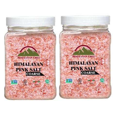 Himalayan Chef Pink Himalayan Salt Coarse Grain Refill Grinders 5 Lb