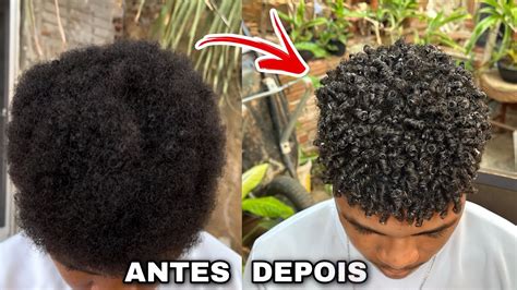 Como Cachear Cabelo Crespo Curto Tipo Tutorial Completo Por