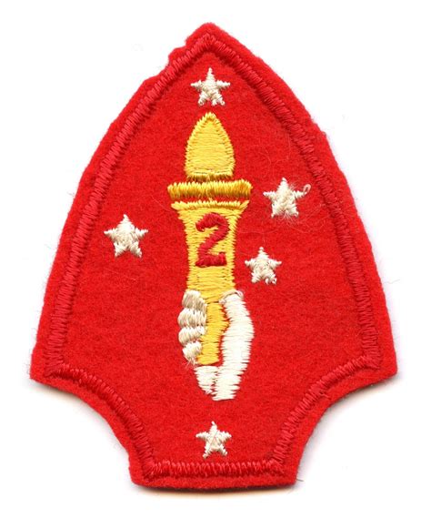 Ww2 2nd Marine Division Patch Chasing Militaria