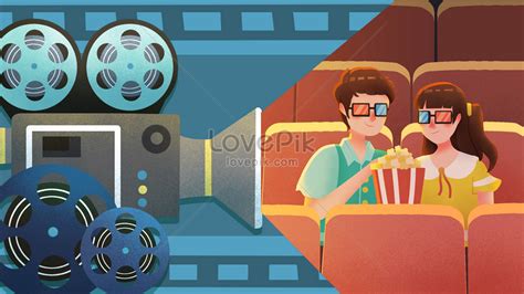 Ilustração De Filme De Cinema Imagem Grátisilustração Número 401775099