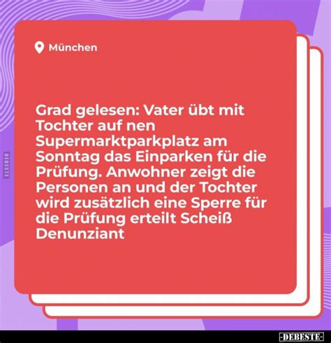 Grad Gelesen Vater Bt Mit Tochter Auf Nen Supermarktparkplatz Am