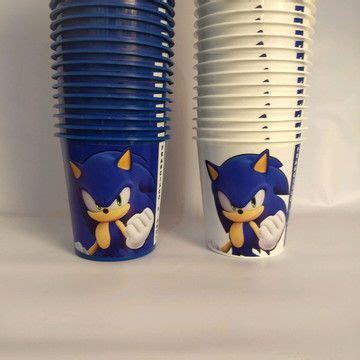 Balde De Pipocas Sonic Elo7 Produtos Especiais Balde De Pipoca