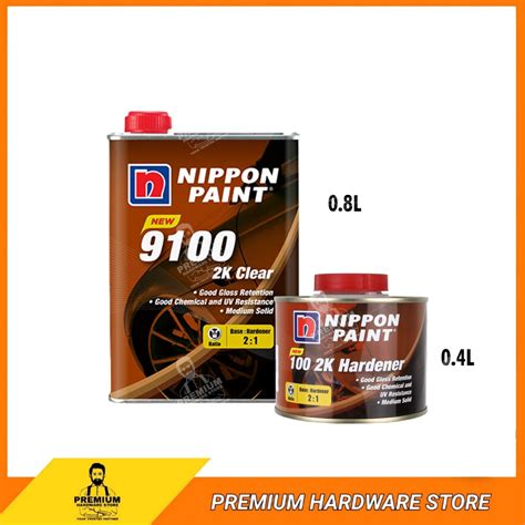 NIPPON PAINT 9100 2K Clear 2 1 Hardener Automotive Medium Solid Top