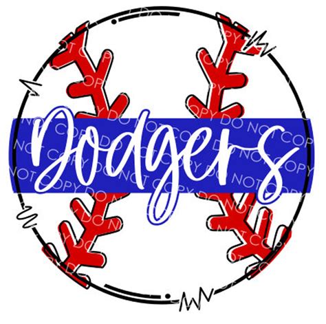 Dodgers SVG Dodgers Baseball Dodgers SVG PNG Baseball - Etsy